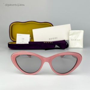 NEW Gucci GG1170S 004 Pink Grey Cat Eye Women Sunglasses GG 1170S